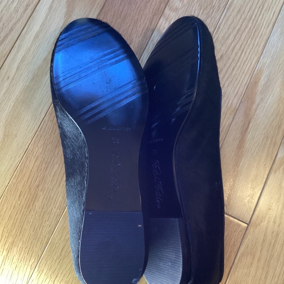 Brooks Brothers Black Calf Hair Ballet Flats size 6.5 New in box - Picture 3 of 11